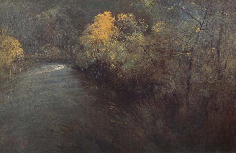 Penleigh boyd Wattle on the Yarra France oil painting art